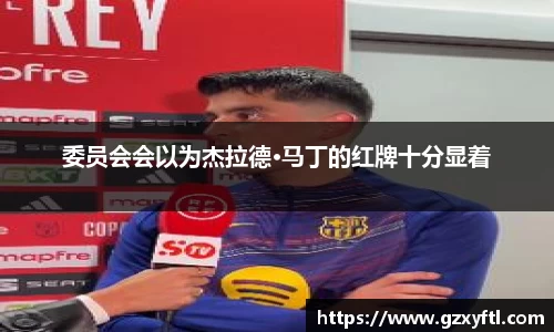 委员会会以为杰拉德·马丁的红牌十分显着